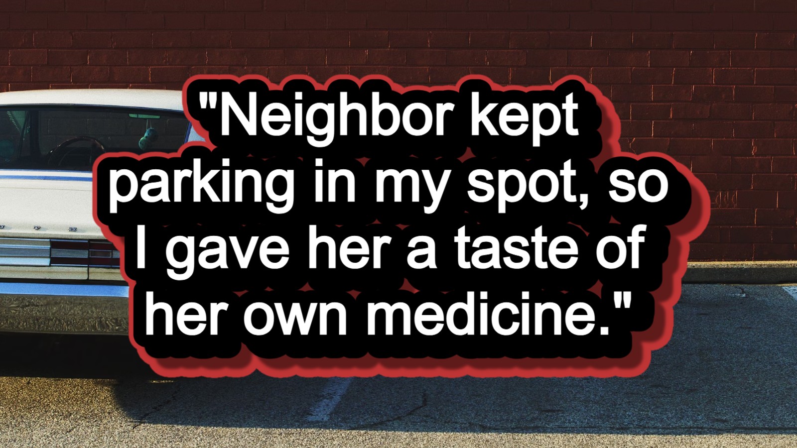 Neighbor keeps taking woman’s assigned spot, she plays and beats her at her own game: ‘It took two days before she started leaving notes on my car asking me to stop’