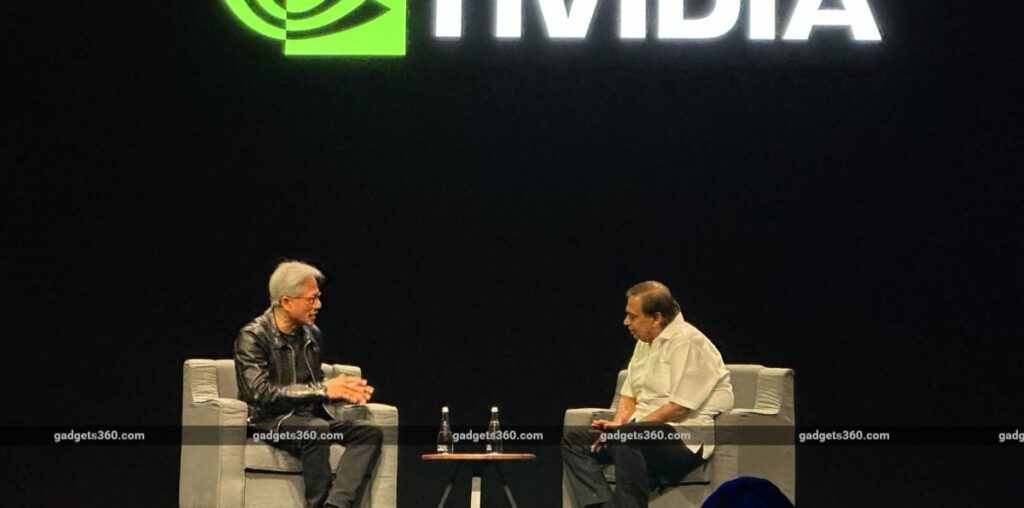 Nvidia AI Summit India Fireside Chat: Jensen Huang, Mukesh Ambani Join Hands to Build AI Infrastructure in India