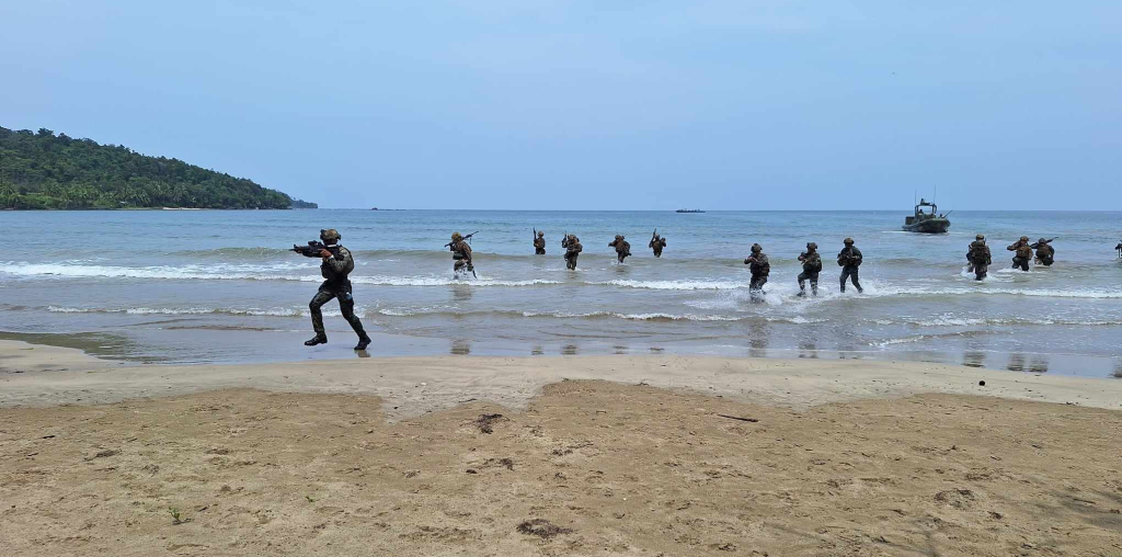 PH, U.S. Marines team up for amphibious landing drill in Palawan