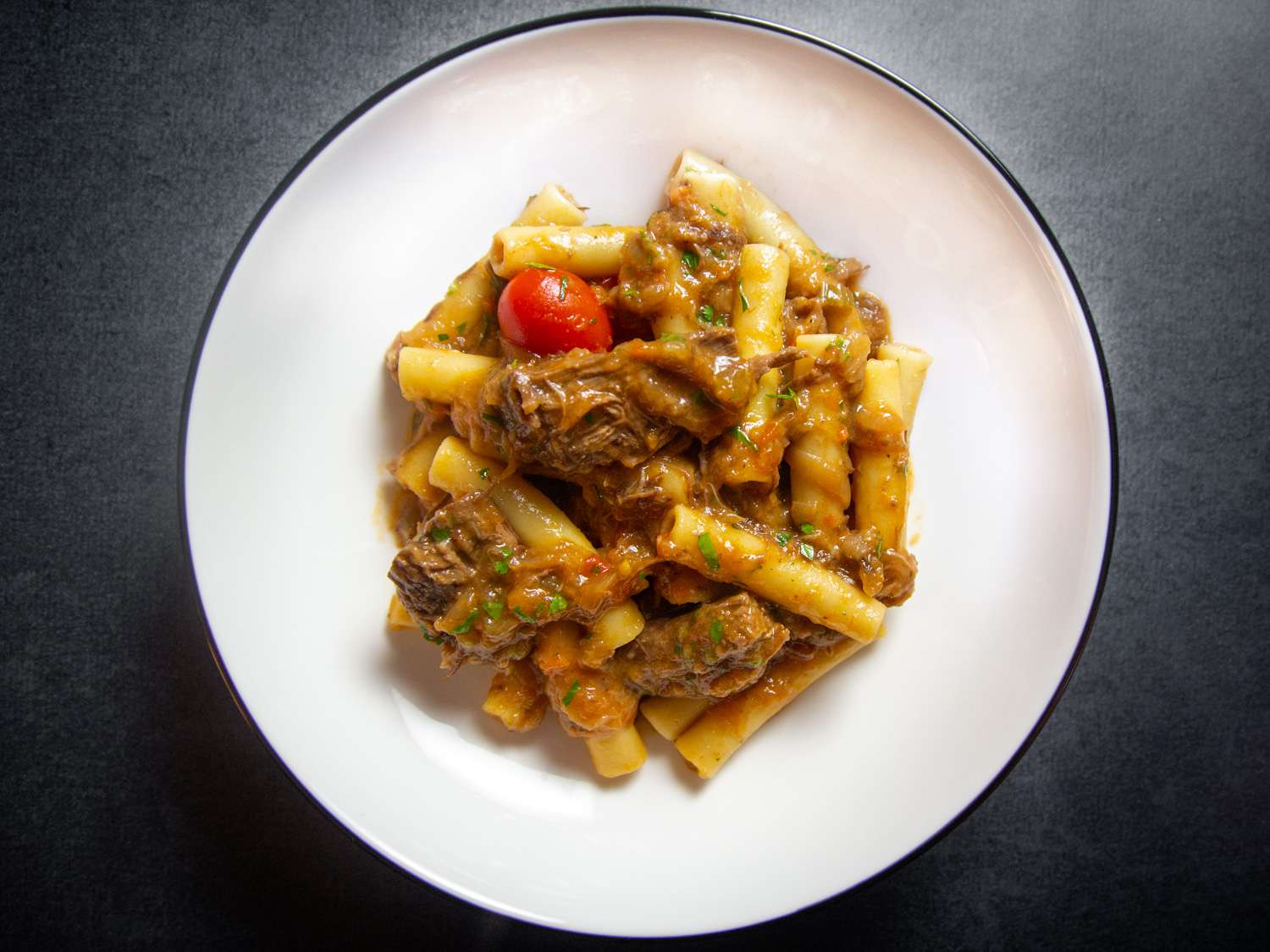 Pasta alla Genovese (Pasta With Neapolitan Beef and Onion Ragù)