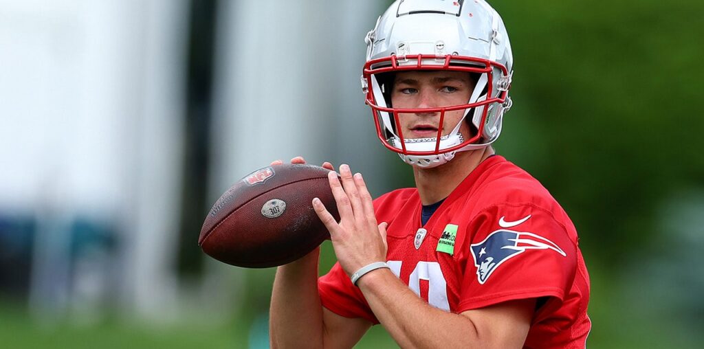 Patriots rookie QB Drake Maye floats theory on why NFL fans in UK should support his team