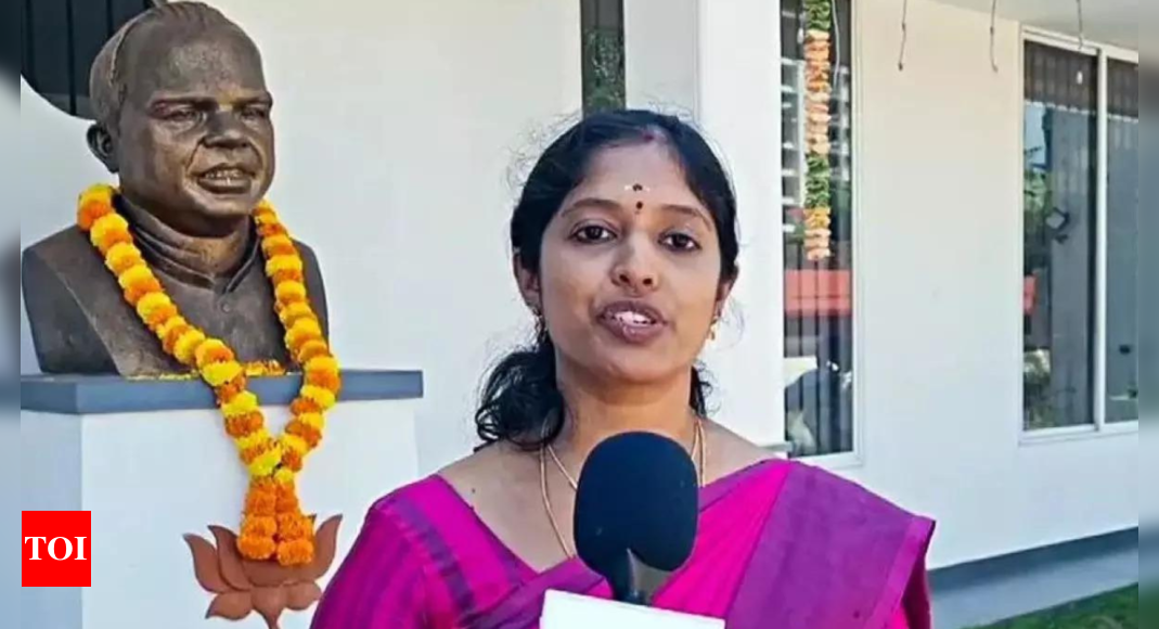 ‘People of Wayanad require change’: BJP candidate Navya Haridas files nomination | India News – Times of India