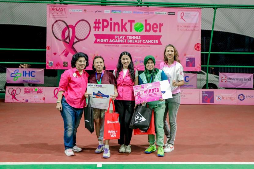 Pinktober Tennis Tournament 2024, Edukasi Kanker Payudara Lewat Olahraga Tenis |Republika Online