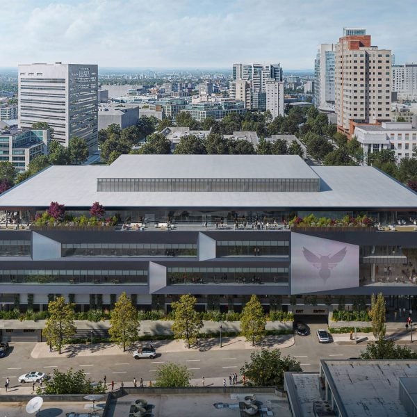 Populous designs Charlotte Hornets facility clad in “swarm” of panels