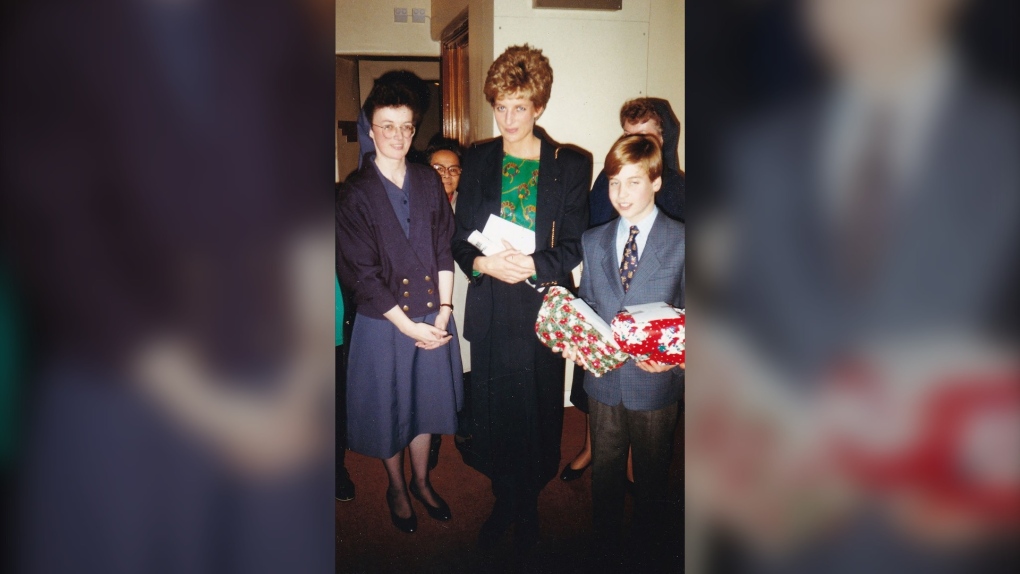 Previously unseen photos of Prince William with his mother Diana visiting homeless charity released