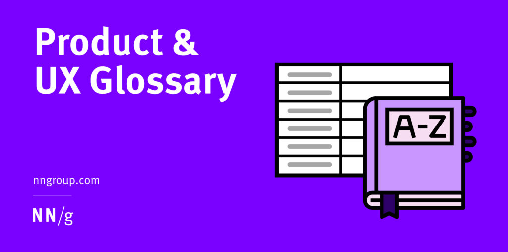 Product & UX Glossary