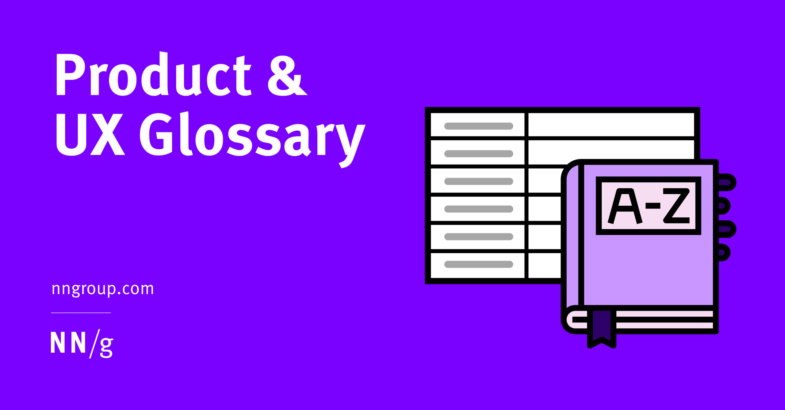 Product & UX Glossary