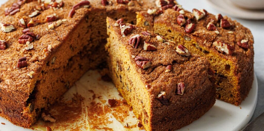 Pumpkin Pecan Coffee Cake