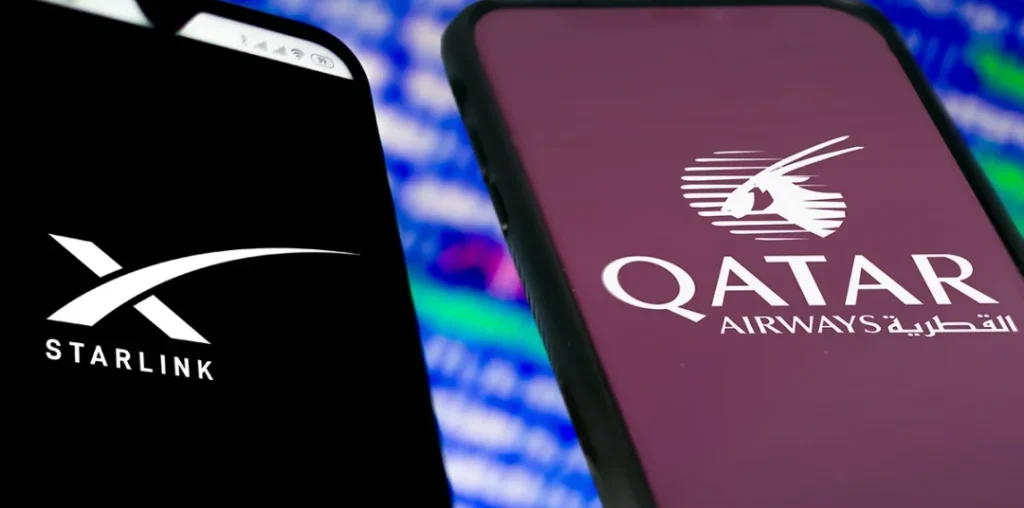 Qatar Airways Elevates In-Flight Experience with Starlink Internet