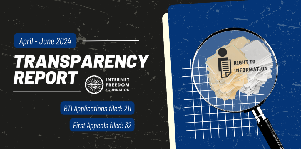 Quarterly Transparency Report for April-June 2024: AI, elections, a never-ending APAAR ID saga, and more