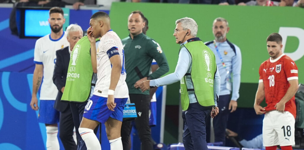 Report: France's Kylian Mbappé out for Euro 2024 Match vs. Netherlands After Injury