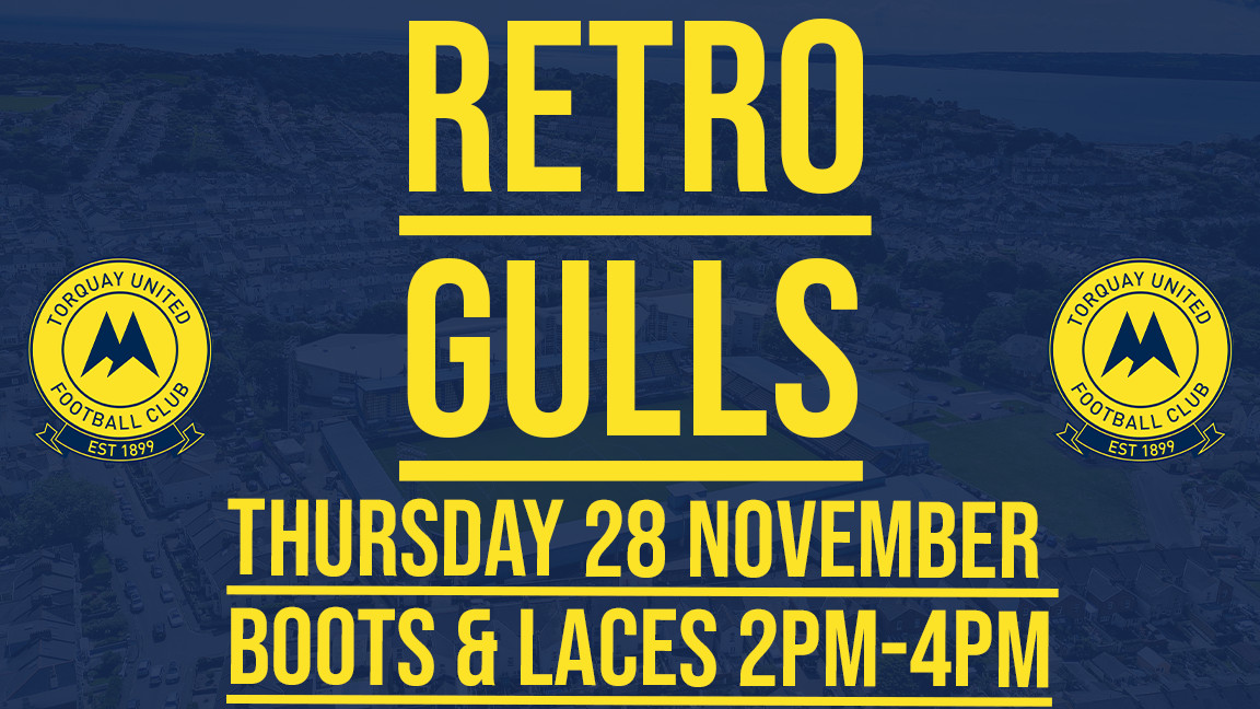 Retro Gulls Is Back For November! – Torquay United