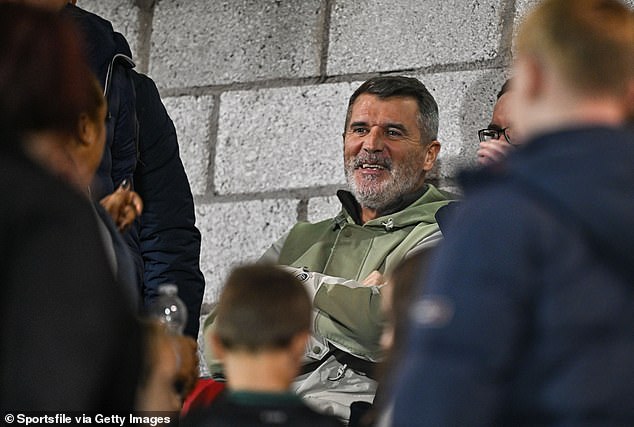 Roy Keane spotted in the crowd as Man United legend watches hometown club Cork City clinch First Division title in Ireland