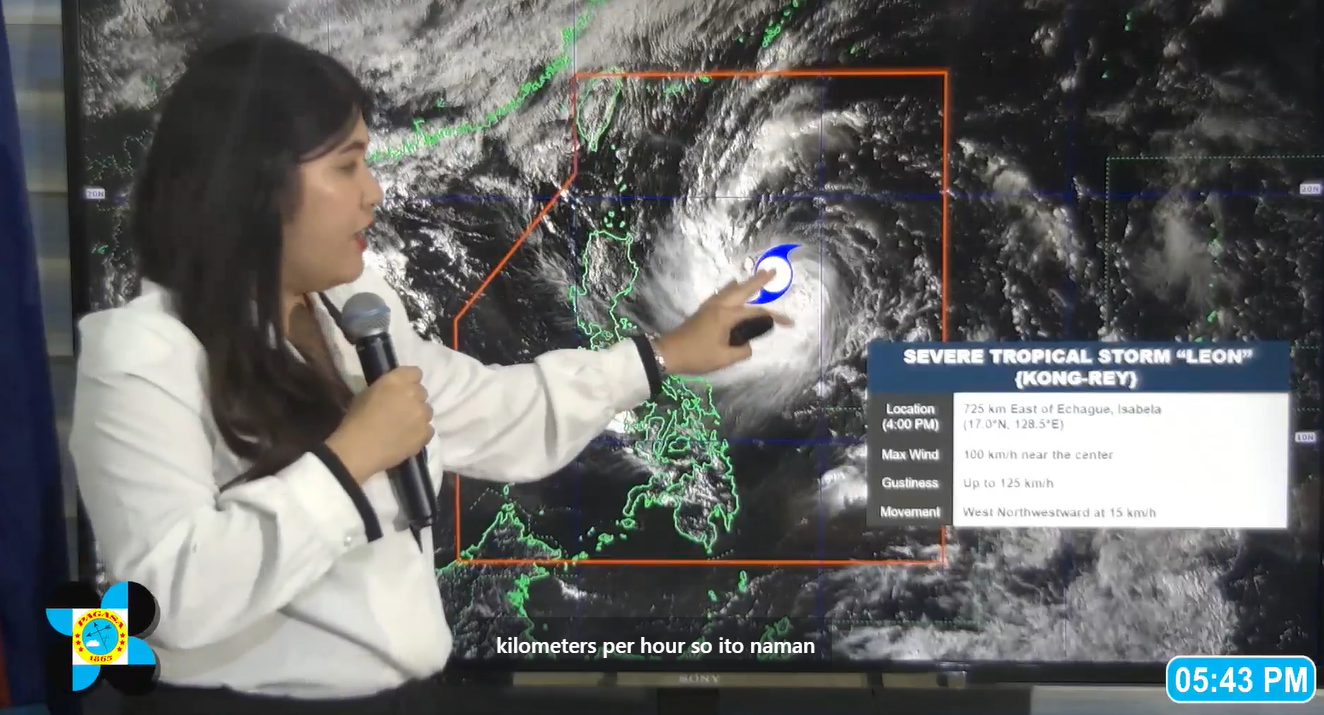 STS Leon strengthens, potential for higher category as it nears PH