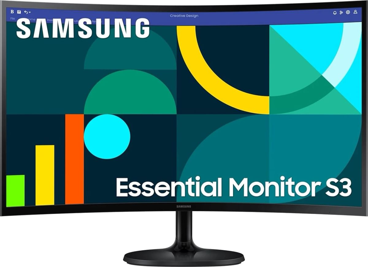 Samsung Essential S3 LS24D362GAWXXL 24 inch Full HD Curved Monitor