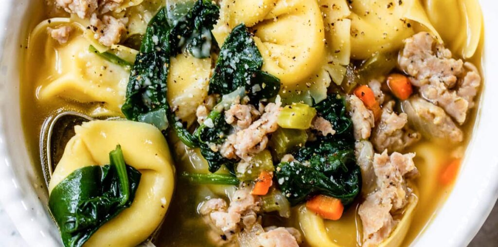 Sausage Tortellini Soup