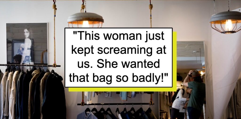 Shoplifting Karen tries to buy employee's bag and claim it as her own: '[Karen] doubles down on her particular form of insanity'