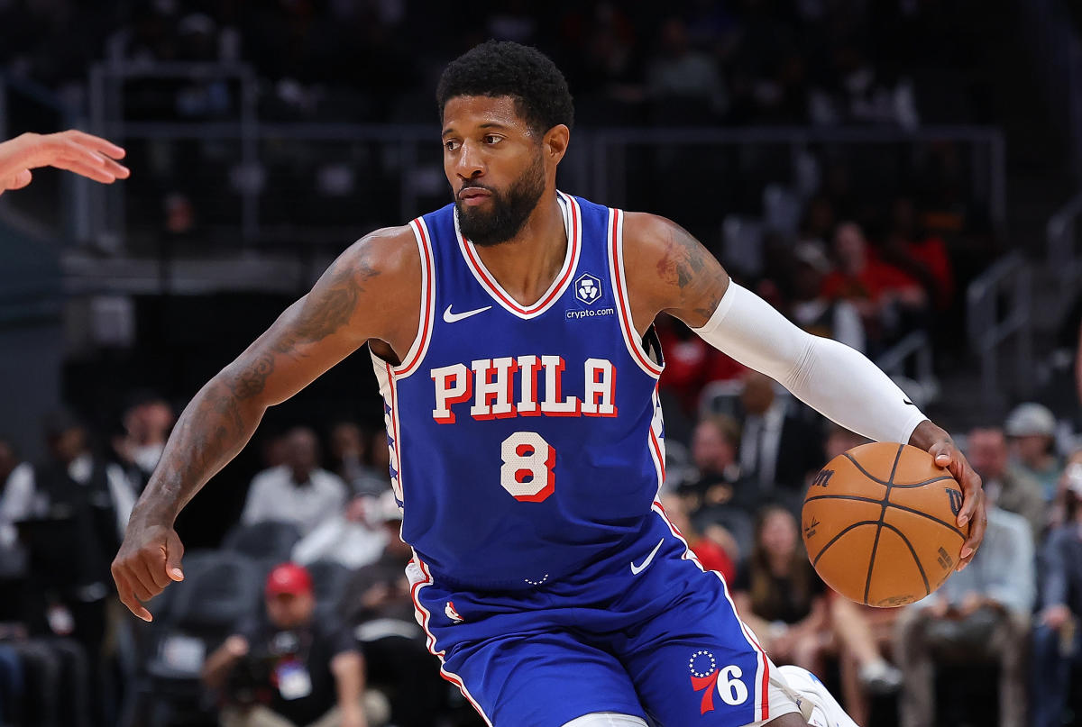 Sixers update Paul George injury, sidelined for first 2 road games with bone bruise