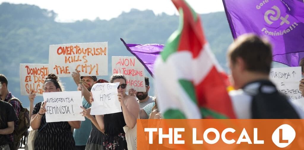 Spain's anti-tourism protests move north to San Sebastián