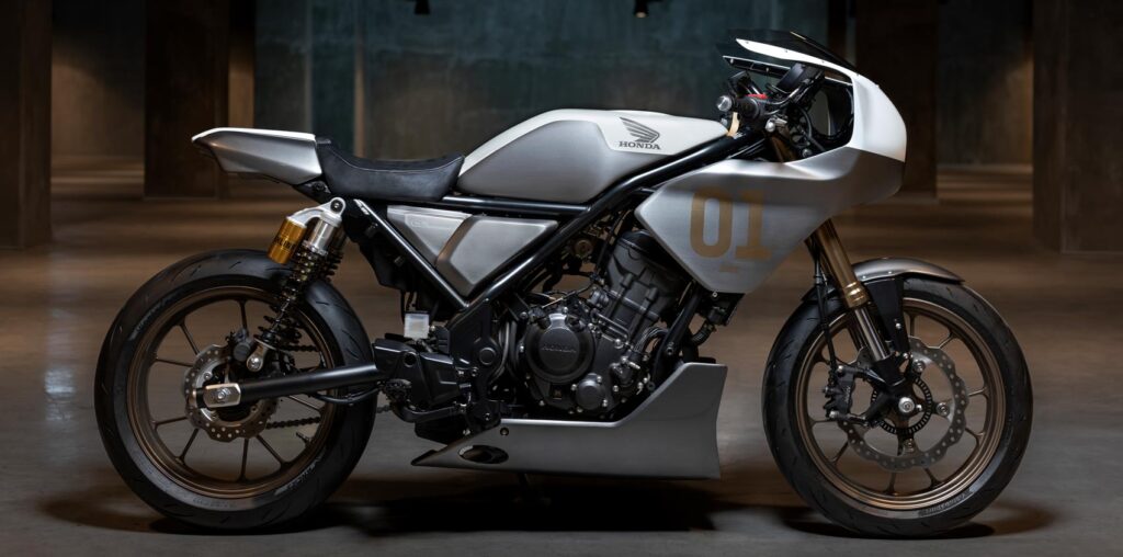 Stone-cold killer: A Honda CL250 with 3D-printed bodywork