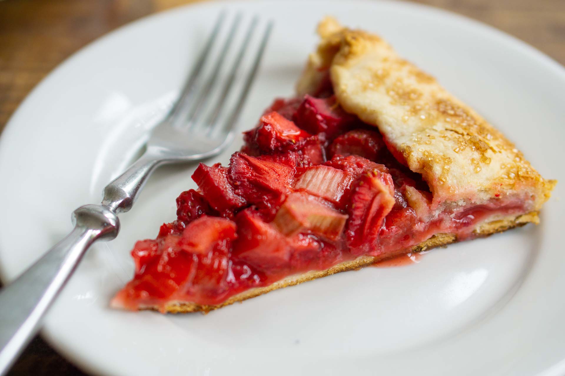 Strawberry Rhubarb Tart