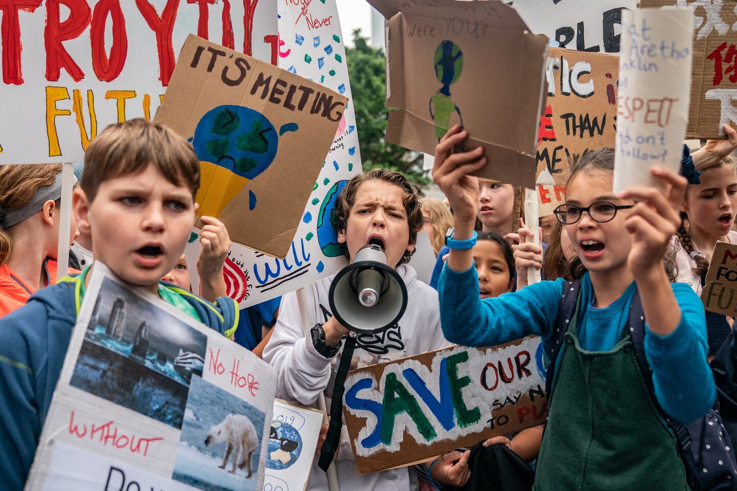 Students stage global protest to speak out on climate change inaction – The Boston Globe