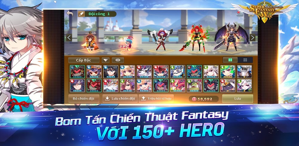 Super Fantasy War v0.674.1 MOD APK (One Hit, God Mode, Mana)