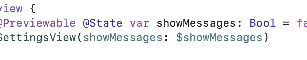 SwiftUI Previewable Macro