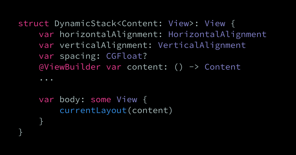 Switching between SwiftUI’s HStack and VStack | Swift by Sundell