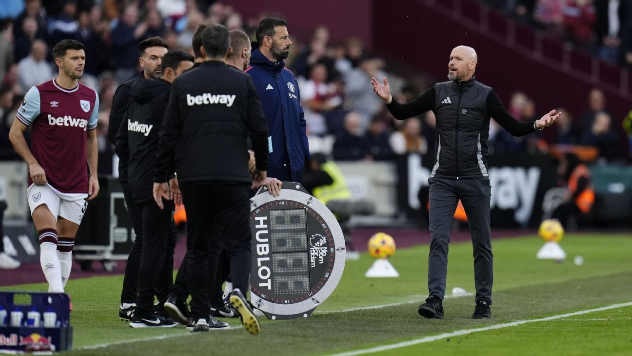 Ten Hag slams VAR process after Utd’s latest loss