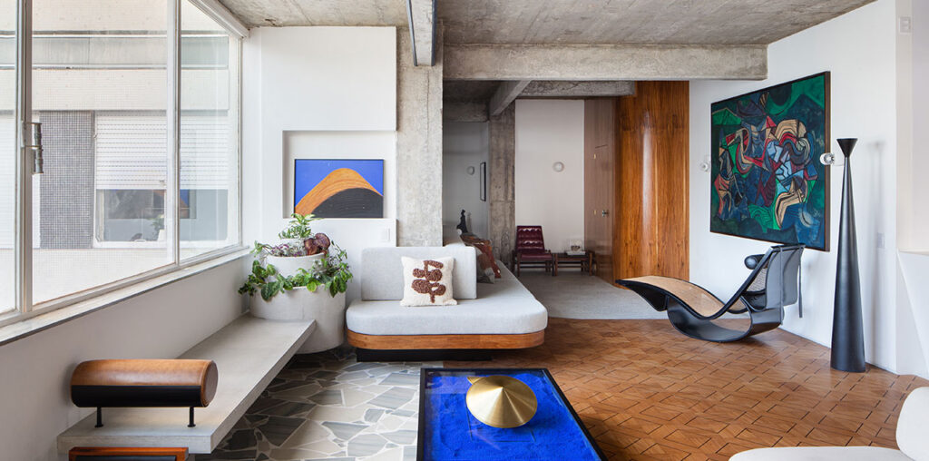 The JF Apartment Merges Brutalism and Minimalism in São Paulo