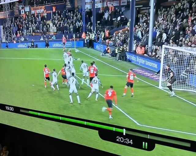 The Morris goal that was ruled offside.