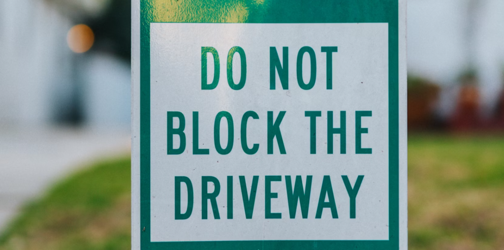 'They refused to move their car blocking my driveway': Entitled person parks car in front of driveway and refuses to move when asked,