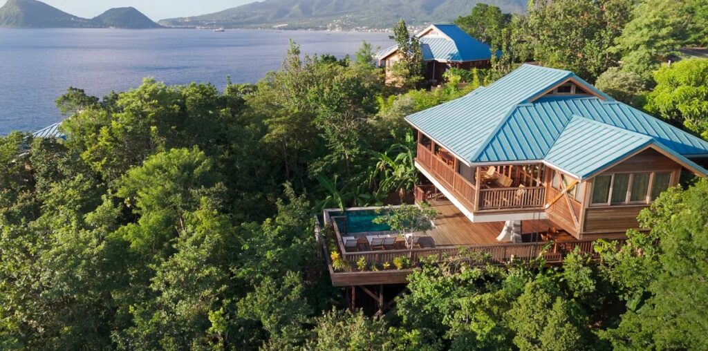 This $1.4 million luxury villa offers breathtaking views, a private plunge pool—and Dominica citizenship