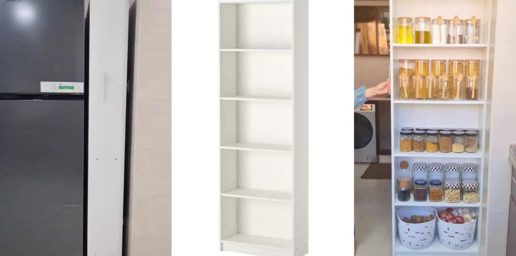 rolling pull out pantry ikea gersby