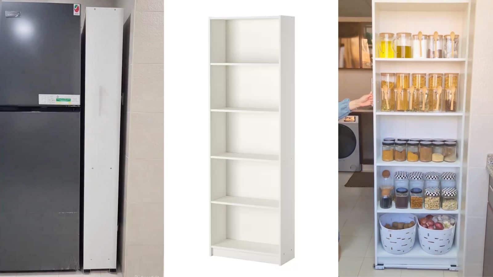 This $50 Pull-Out Pantry Solves Your Kitchen’s Most Annoying Gap