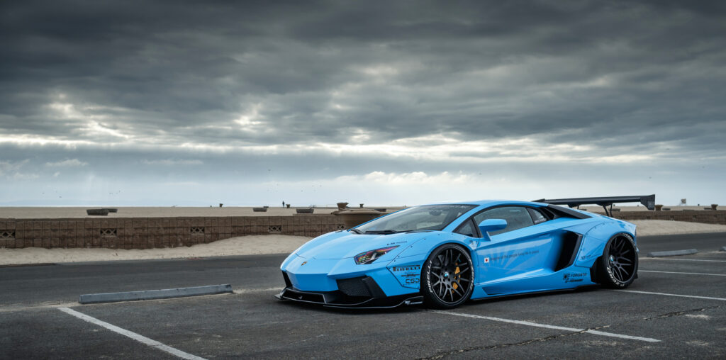 Throwback: Blue Shark Attack – The LB Works Aventador