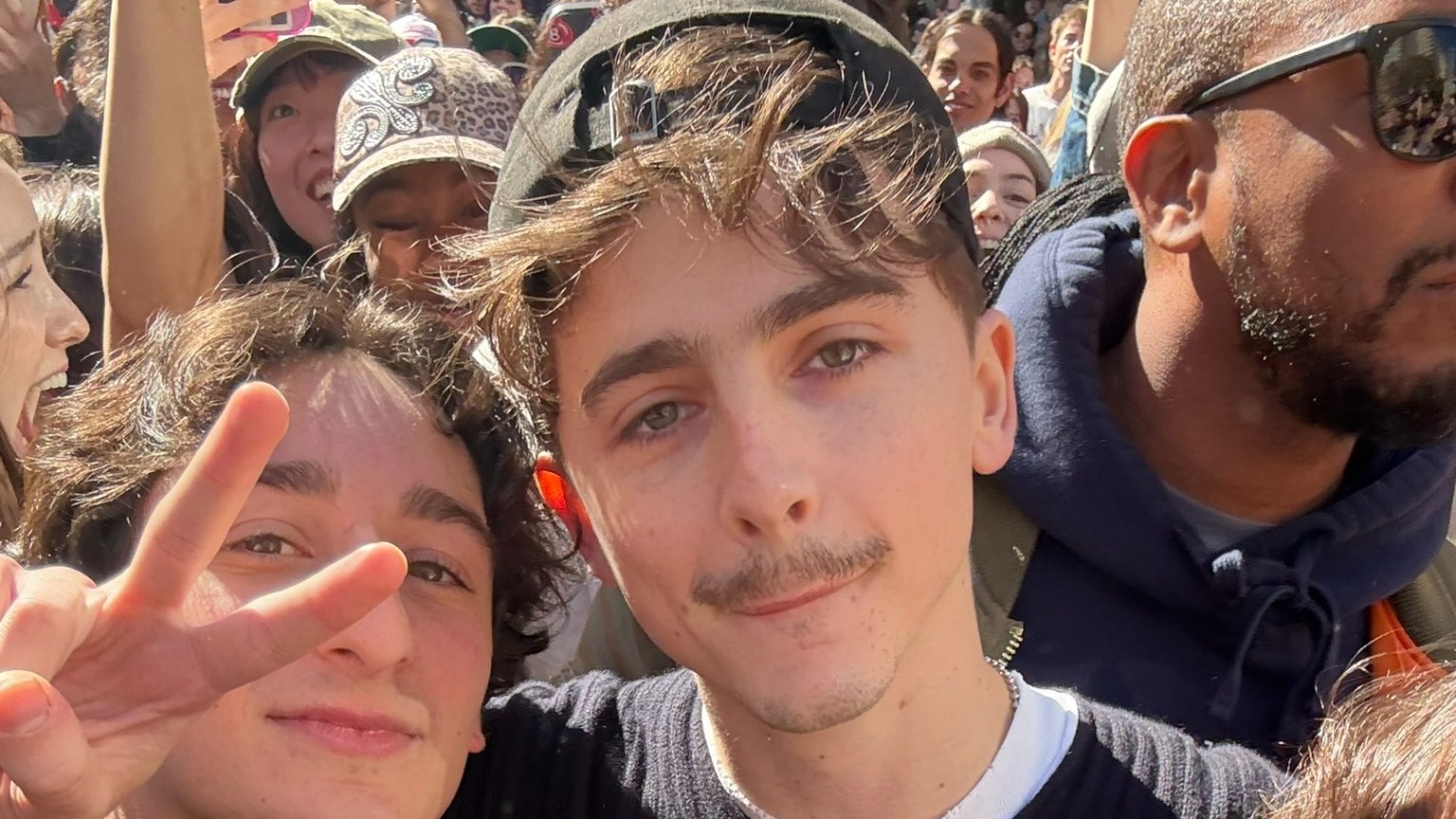 Timothée Chalamet crashes Timothée Chalamet lookalike contest