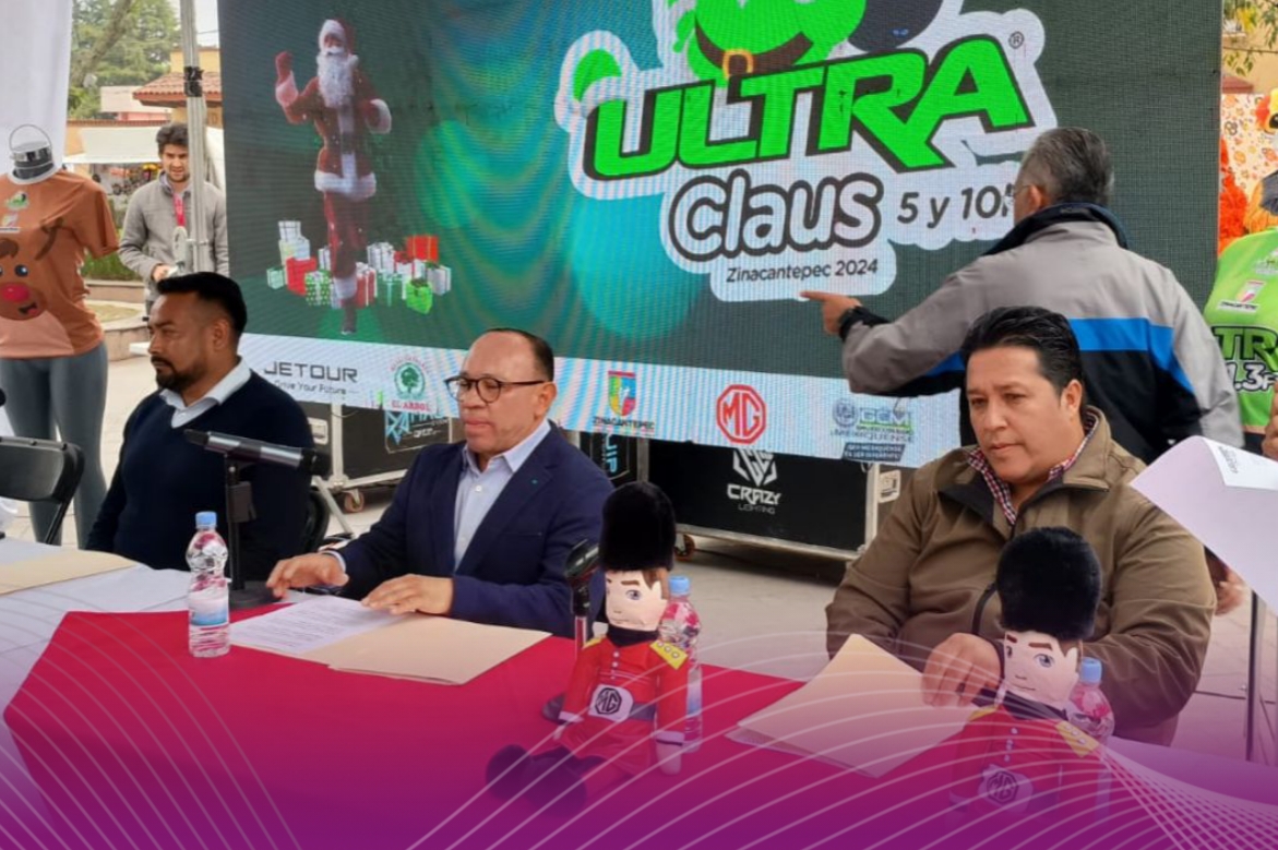 Todo listo para carrera Atlética Ultra Claus en Zinacantepec