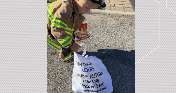 Trick-or-treating made accessible for everyone: ‘So much fun and it’s so easy’  | Globalnews.ca