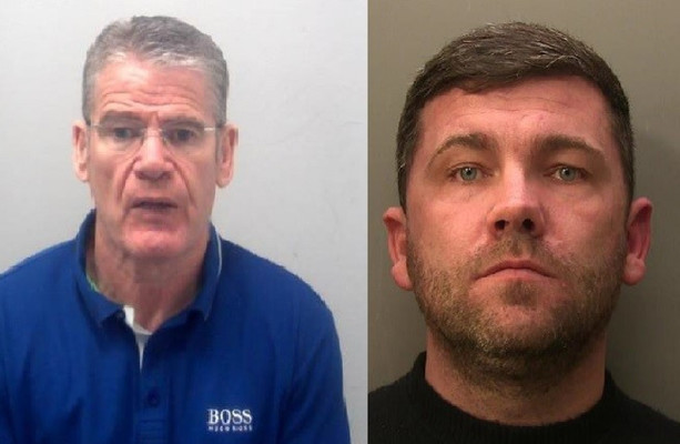 Two senior figures in Kinahan gang jailed by British court on charges linked to gun haul