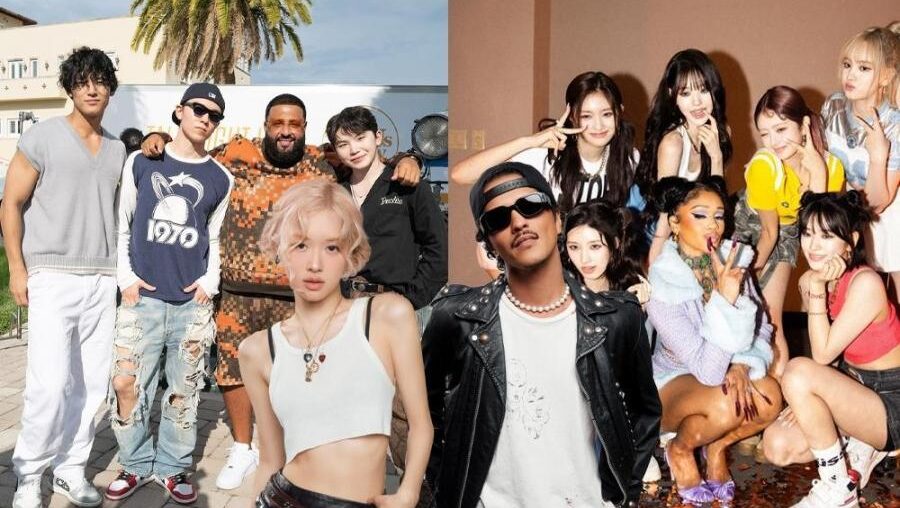 Unexpected collabs of K-pop stars and western artists in 2024