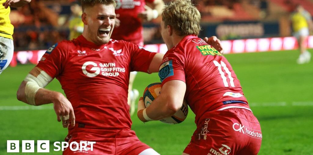 United Rugby Championship: Scarlets secure bonus-point win over Zebre