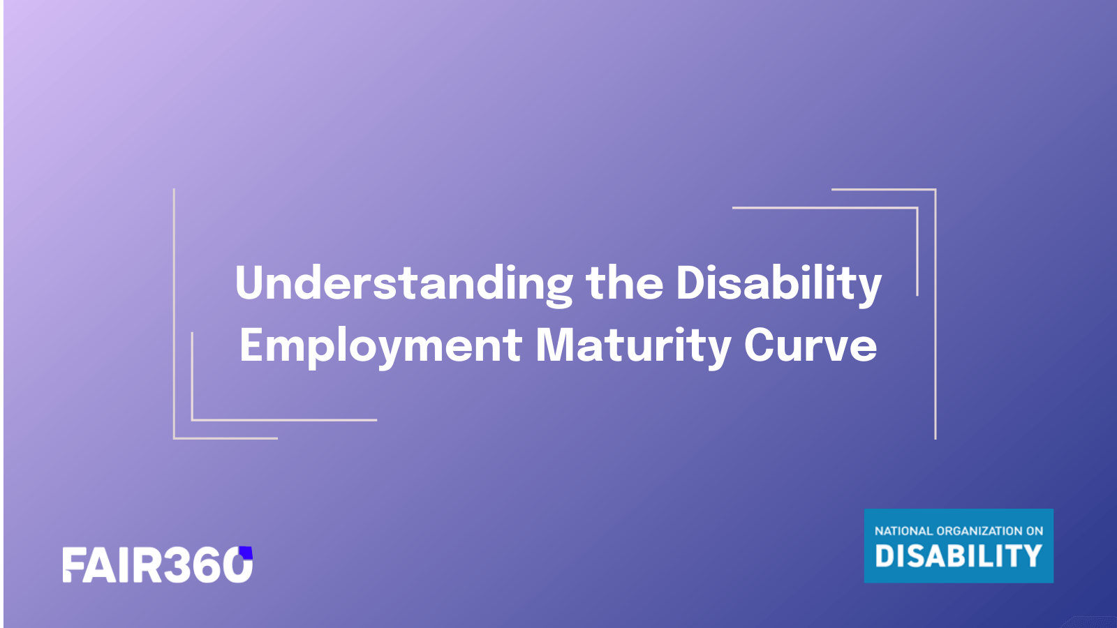 Using the Disability Maturity Curve to Create a Culture of Inclusion