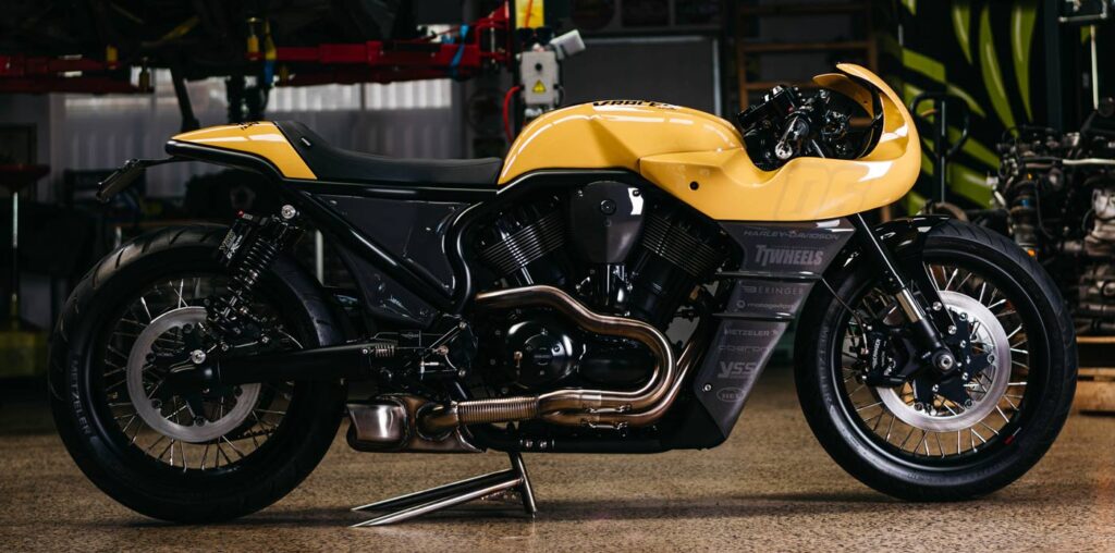 V-Racer: Mark Hawwa's Harley-Davidson V-Rod café racer