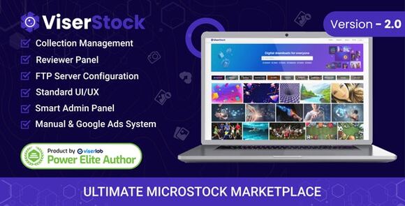 ViserStock v2.1 Nulled – Ultimate Microstock Marketplace PHP Script