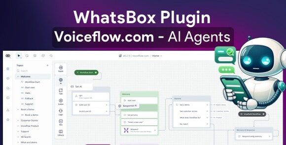 VoiceFlow AI agent for WhatsApp v1.2 – Plugin for WhatsBox – Nulled PHP Scripts