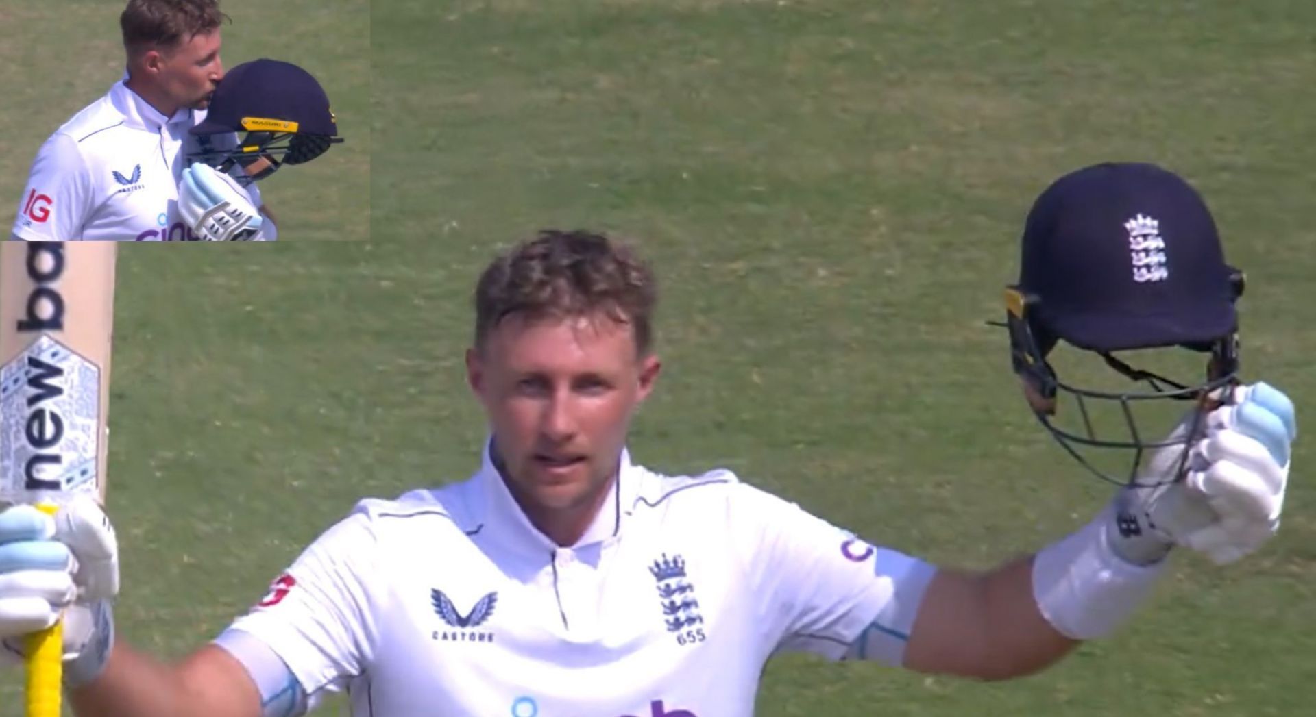 [Watch] Joe Root takes off his helmet and kisses the badge to celebrate his 6th double century in 2024 PAK vs ENG 1st Test