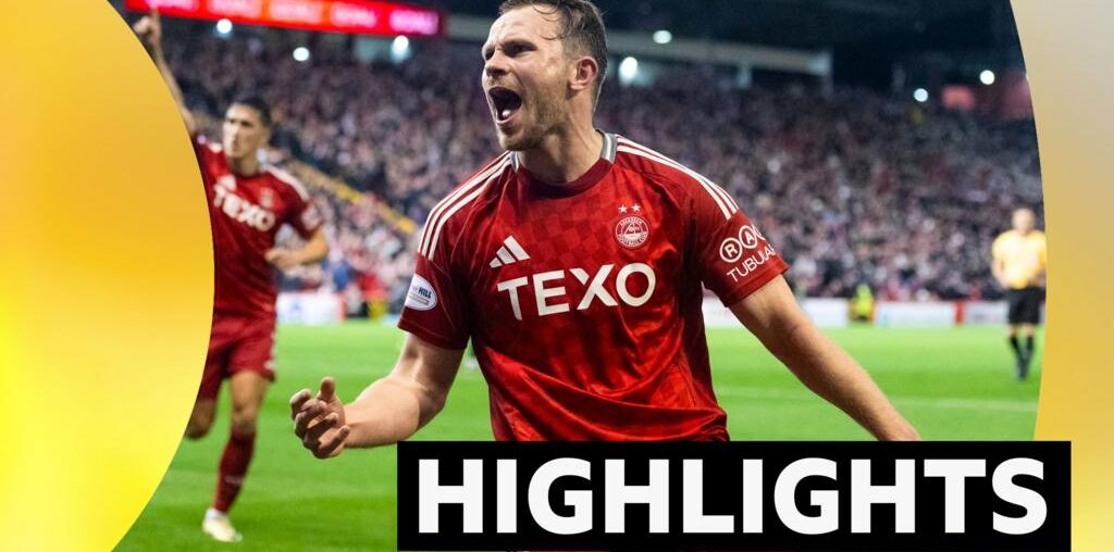 Watch best of Aberdeen's gripping win over Rangers