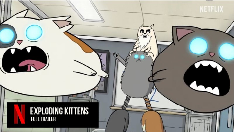 Watch the trailer for Exploding Kittens – The Oatmeal